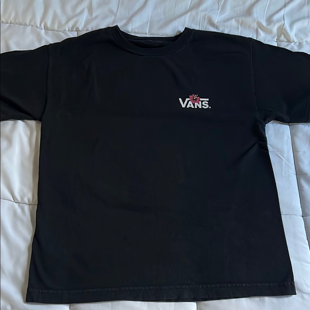 Vans Black Logo Tee IT’S ALL IN YOUR HEAD Size Medium
